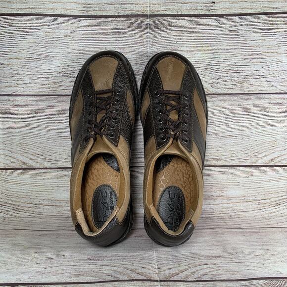 Born Monica Womens Size 8 Oxford Lace Up Shoes Sneakers Tan Brown Leather Walk - Picture 8 of 9